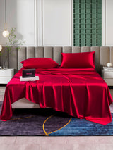 [Wine] SilkSilky-CA 25Momme Bedding Set 002