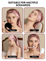 [Pale Mauve] SilkSilky-CA Sleep Cap 007