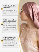 [Pale Mauve] SilkSilky-CA Sleep Cap 008