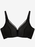 SilkSilky CA Silk Knitted Bra Black 004