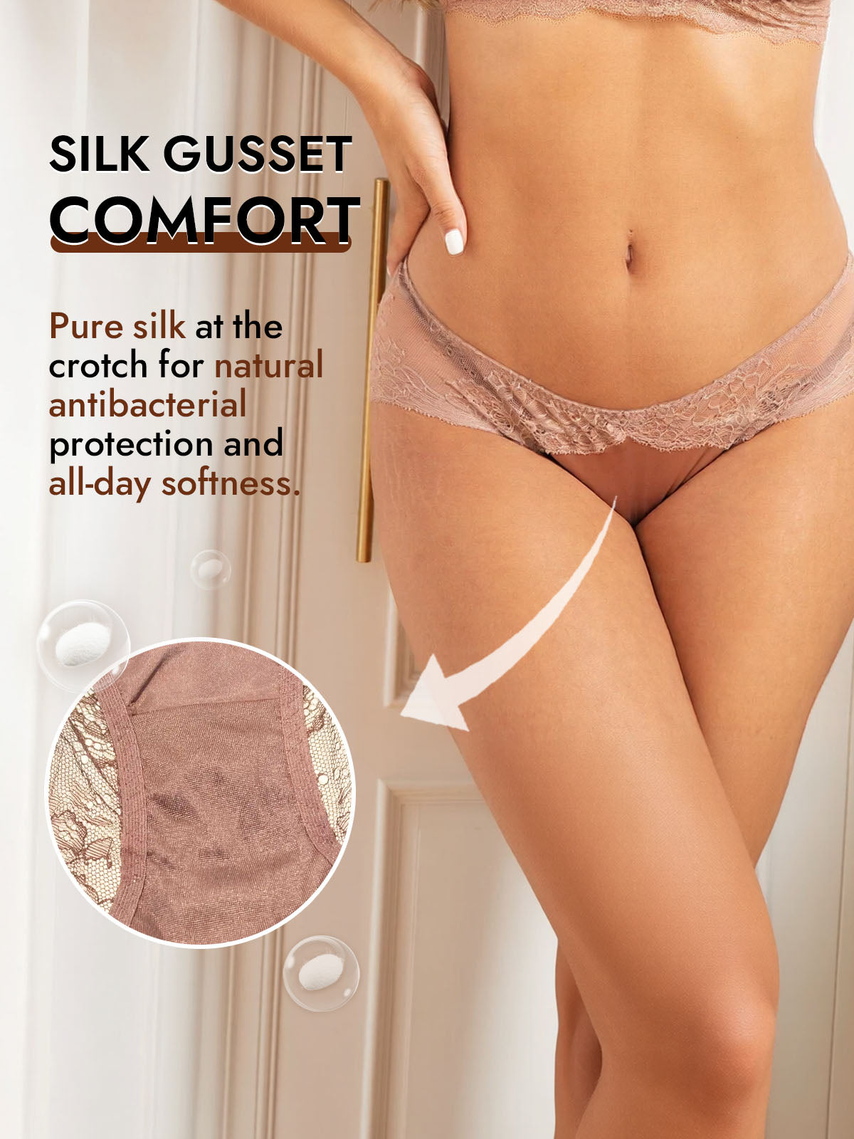 [Pale Mauve] SilkSilky-CA 100% Silk Jersey Panty 004