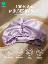 [Lavender] SilkSilky-CA Sleep Cap 002