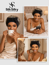 [Leopard] SilkSilky-CA Sleep Cap 006