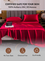 [Wine] SilkSilky-CA 30Momme Pillowcase 007