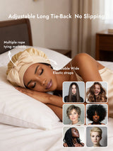 [Champagne] SilkSilky-CA Sleep Cap 004