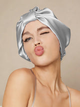 [Silver] SilkSilky-CA Sleep Cap 001