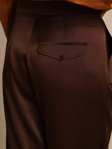 [Bitter Chocolate] SilkSilky-CA 19Momme Silk Womens Pants 003
