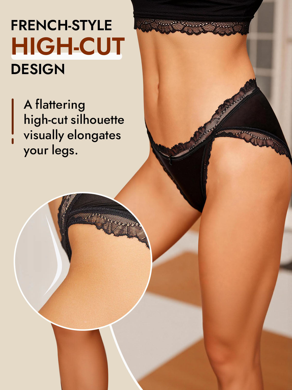 [Black] SilkSilky-CA 100% Silk Jersey Panty 006