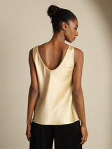 [Champagne] SilkSilky-CA Sleeveless V Neck Camisole 002