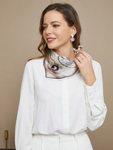 [P043] SilkSilky-CA Pure Silk Scarf 005,