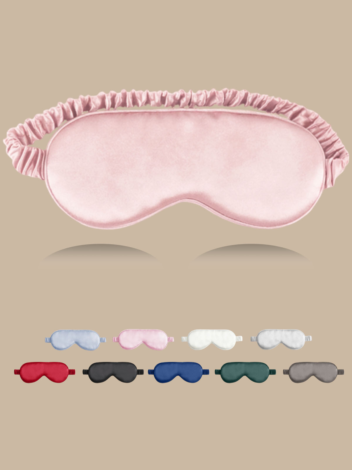 [Pink] SilkSilky-CA 19Momme Pure Silk Eye Mask 001