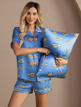 [Blue Fish] SilkSilky-CA Pillowcase 006