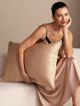[Yellow Heart Geo] SilkSilky-CA Pillowcase 002