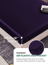 [Deep Purple] SilkSilky-CA 22Momme Bedding Set 004