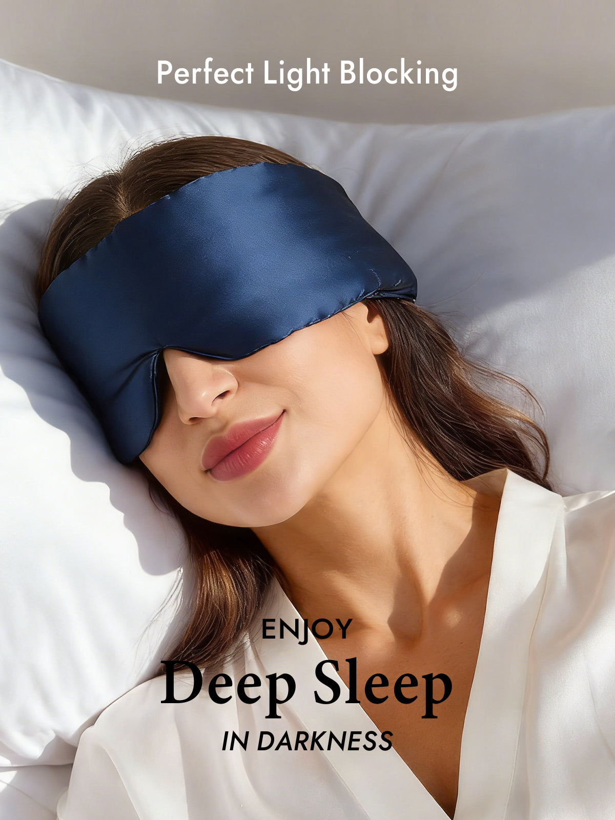 [Dark Blue] SilkSilky-CA 19Momme Pure Silk Eye Mask 003