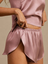 [Pale Mauve] SilkSilky-CA Spaghetti Strap Camisole Set 006