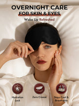 [Black] SilkSilky-CA 22Momme Eye Mask 007