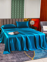 [Teal] SilkSilky-CA 25Momme Bedding Set 002