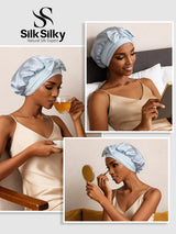[Sky Blue] SilkSilky-CA Sleep Cap 006