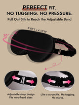 [Black] SilkSilky-CA 22Momme Eye Mask 004