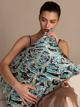 [Teal Botanical] SilkSilky-CA Pillowcase 005