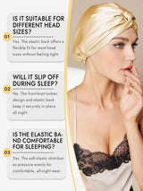 [Champagne] SilkSilky-CA Sleep Cap 008
