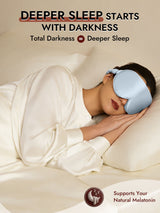 [Light Blue] SilkSilky-CA 22Momme Eye Mask 005