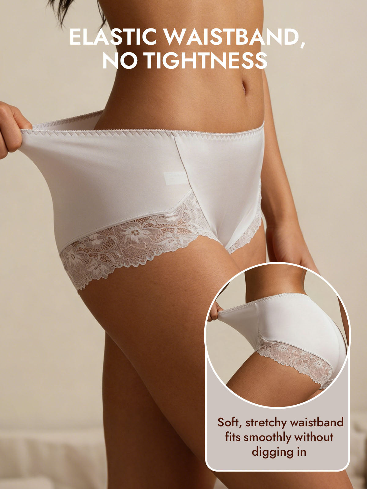 [Gray] SilkSilky-CA 100% Silk Jersey Panty 006
