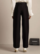 [Black] SilkSilky-CA Women's Pants 002