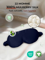 [Dark Blue] SilkSilky-CA 22Momme Eye Mask 006