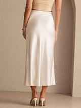 [Beige] SilkSilky-CA Skirt 002