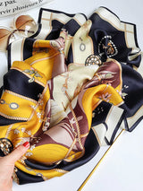 [P010] SilkSilky-CA Pure Silk Scarf 004