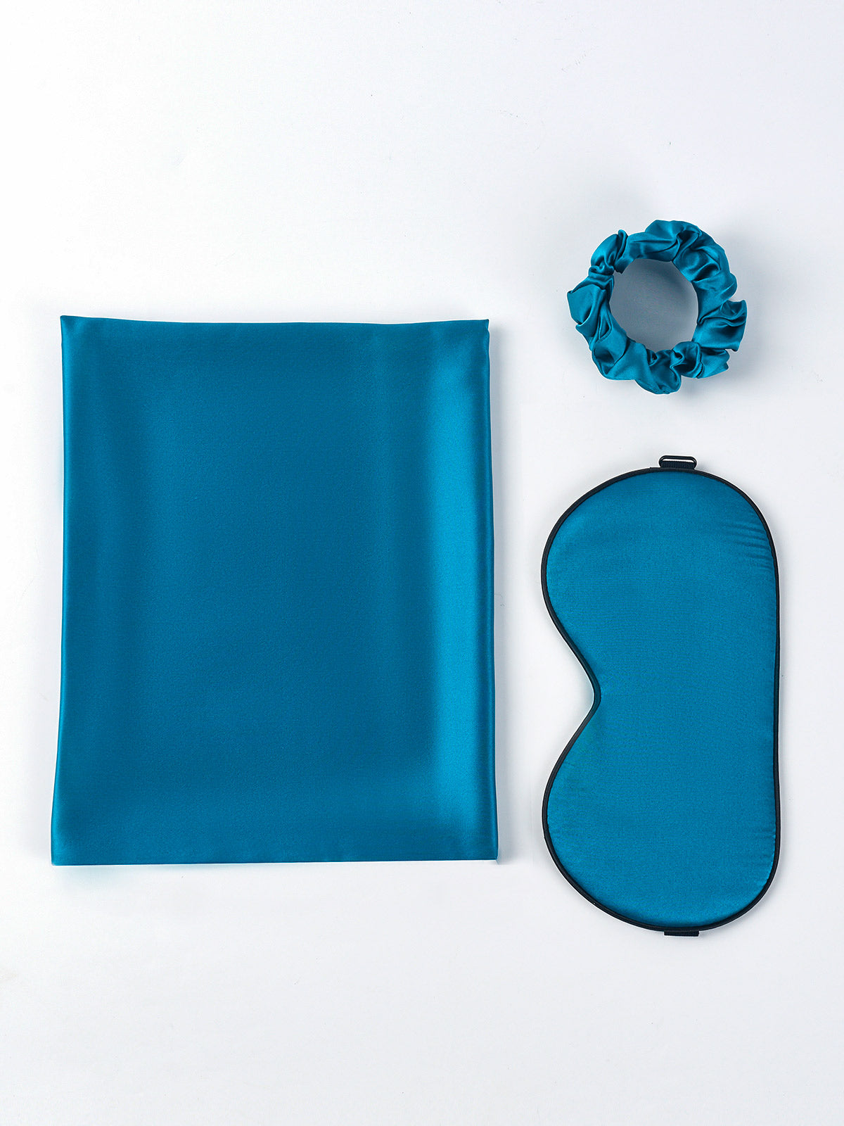 SilkSilky CA 19Momme Pure Silk Pillowcase Set Teal 003