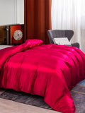 SilkSilky CA 25Momme Pure Silk Duvet Cover Wine 001