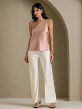 [Tuscany] SilkSilky-CA Sleeveless V Neck Camisole 005