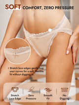[Beige] SilkSilky-CA 100% Silk Jersey Panty 005