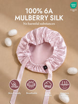 [Light Pink] SilkSilky-CA Sleep Cap 002