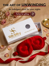 [Wine] SilkSilky-CA 22Momme Eye Mask 009