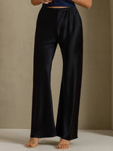[Black] SilkSilky-CA Women's Pants 003