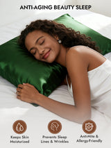 [Dark Green] SilkSilky-CA 30Momme Pillowcase 003