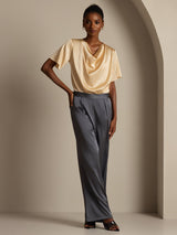 [Dark Gray] SilkSilky-CA Women's Pants 007