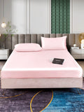 SilkSilky CA 25Momme Pure Silk Bedding Set Pink 002