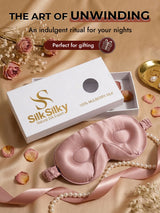 [Pale Mauve] SilkSilky-CA 22Momme Eye Mask 009