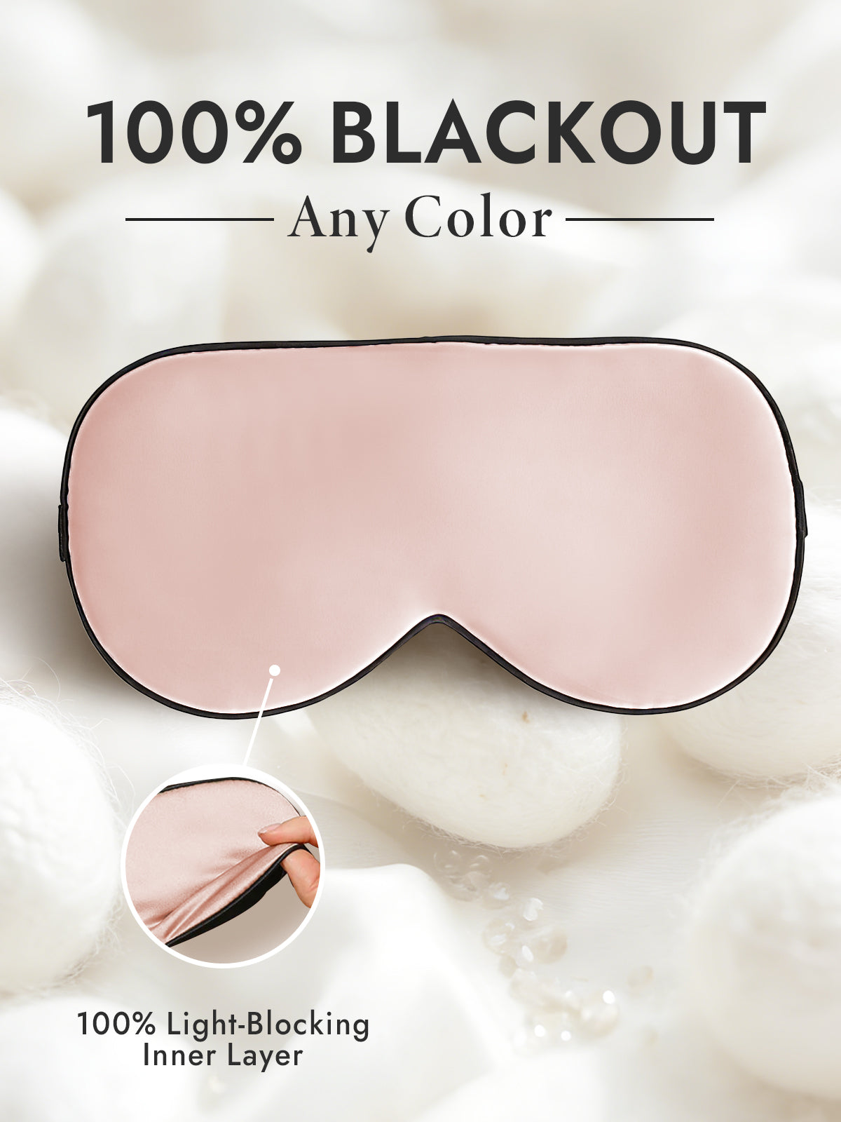 [Pink] SilkSilky-CA 19Momme Pure Silk Eye Mask 001