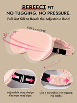 [Pink] SilkSilky-CA 22Momme Eye Mask 004