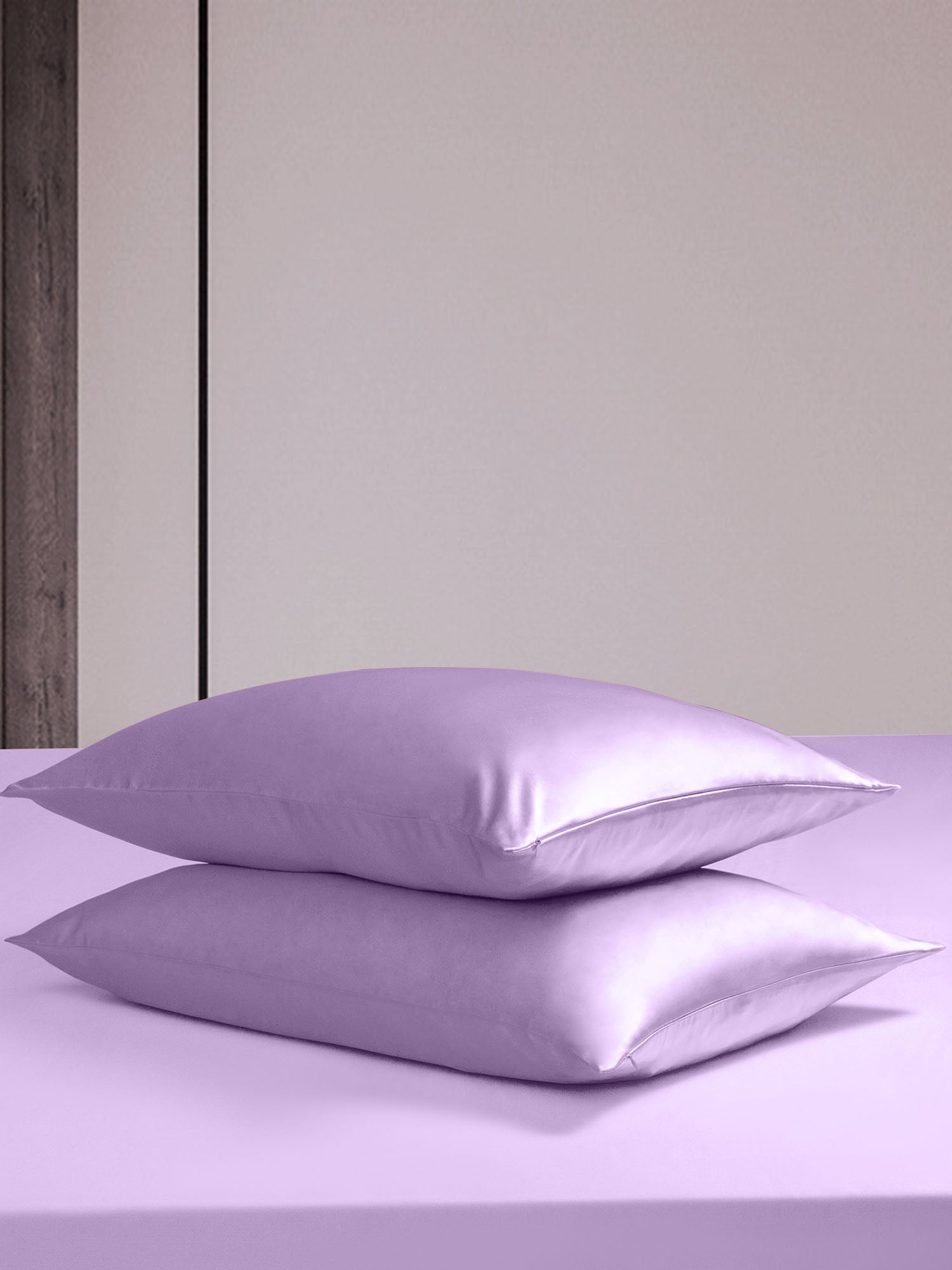 [Lavender] SilkSilky-CA 19Momme Bedding Set 005
