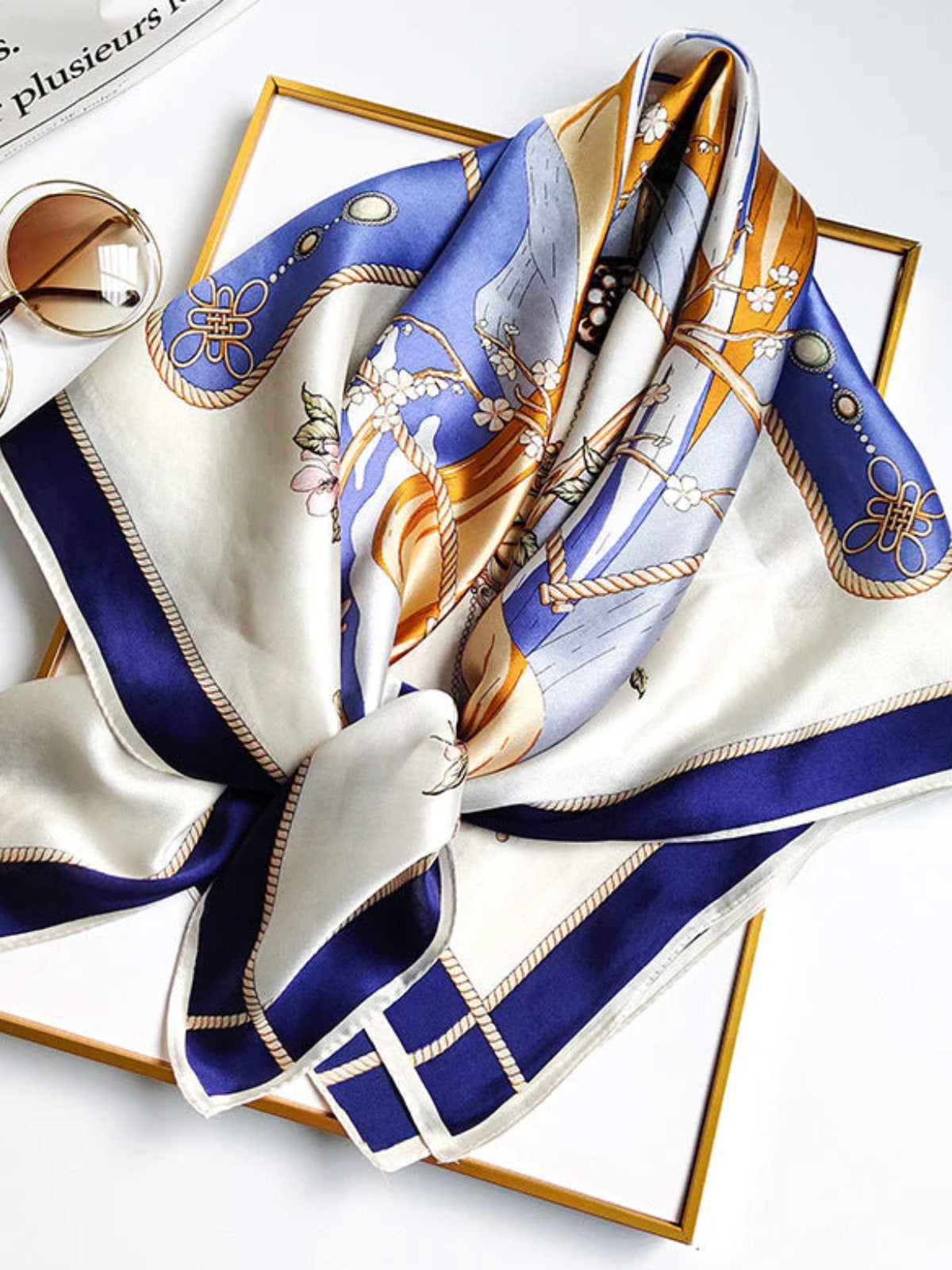 [P012] SilkSilky-CA Pure Silk Scarf 002,