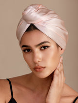 [Light Pink] SilkSilky-CA Hair Towel Wrap 002