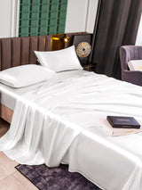 [White] SilkSilky-CA 25Momme Bedding Set 007