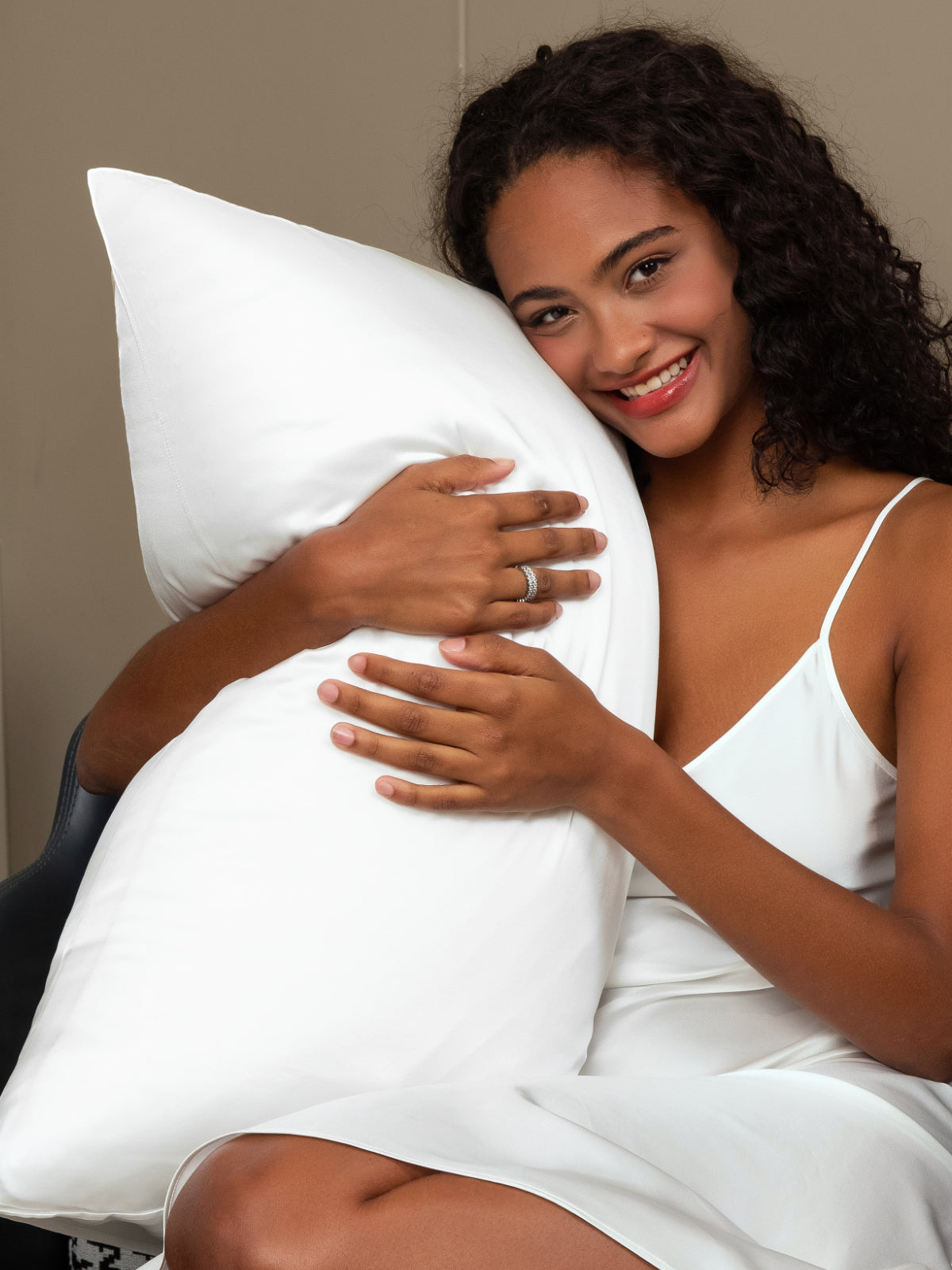 SilkSilky-CA 30Momme Pure Silk Pillowcase White 001